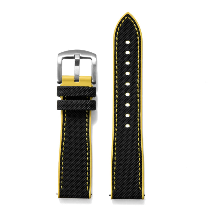 JUELONG For Longines Seiko Water Ghost Hamilton Series Nylon Rubber WatchStrap 18mm 20mm 22mm 24mm FKM Sailcloth Strap WristBand