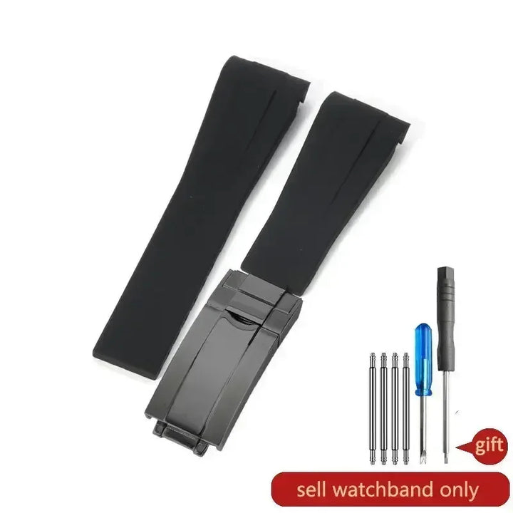 Silicone Watch Strap 20–21mm for Rolex Submariner & Daytona