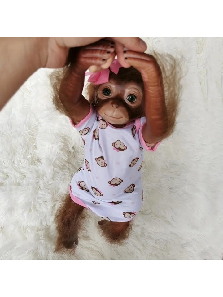 20″ Monkey Reborn Animal Baby Doll – Lifelike Cute Bebe