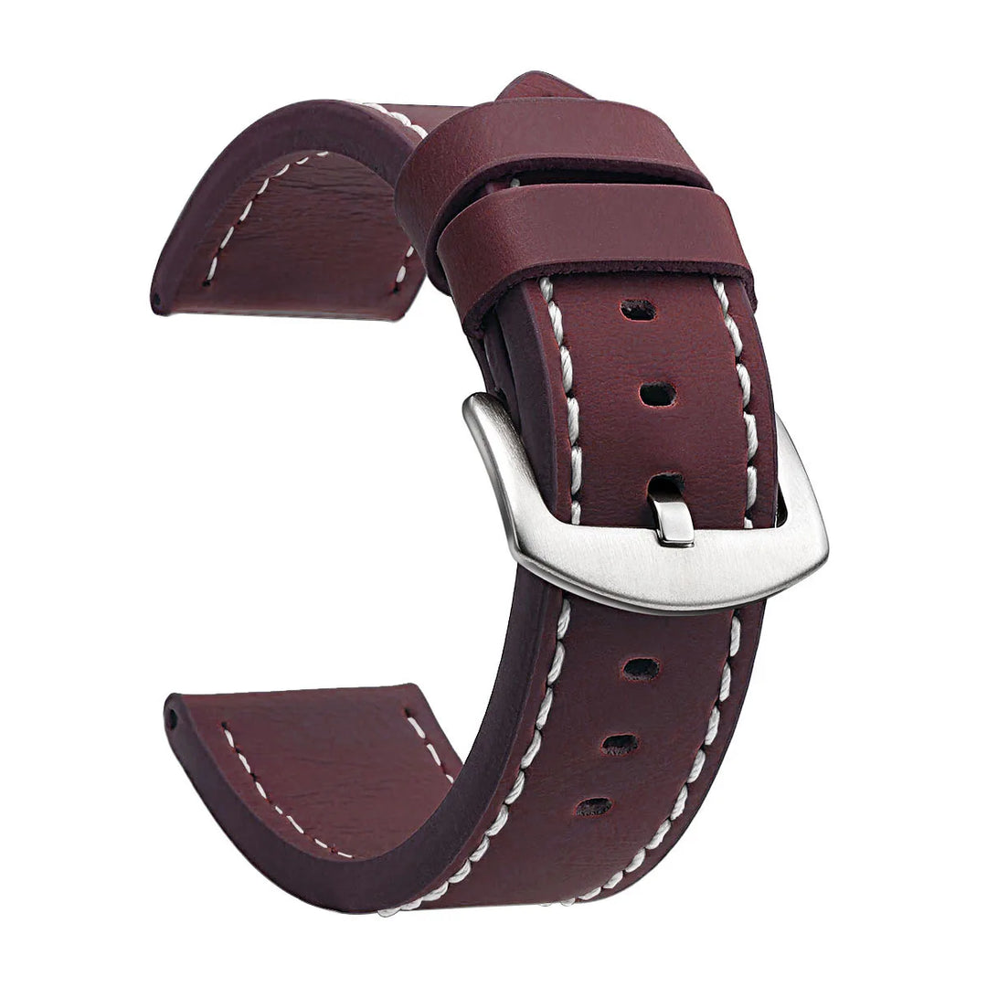 SAMCO Vintage Leather Watch Band 18–24mm