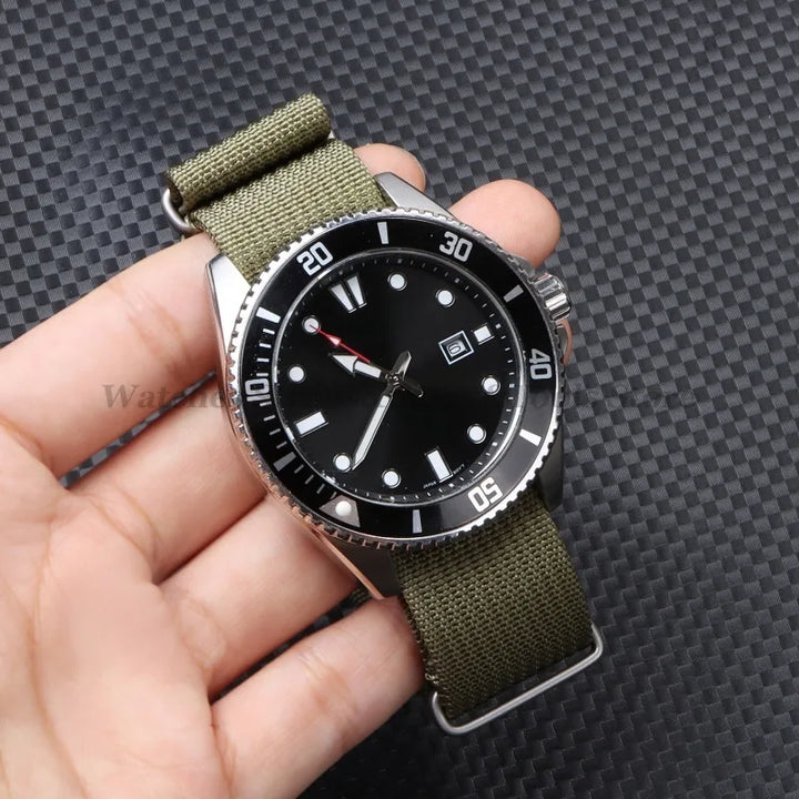 High-Quality Nylon Watch Strap 18/20/22mm (Military Style)