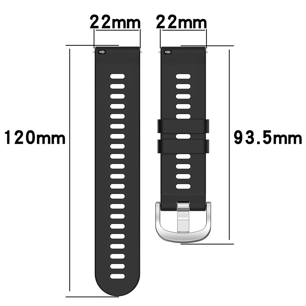 Silicone Strap with Protective Case for Garmin Forerunner 255/265