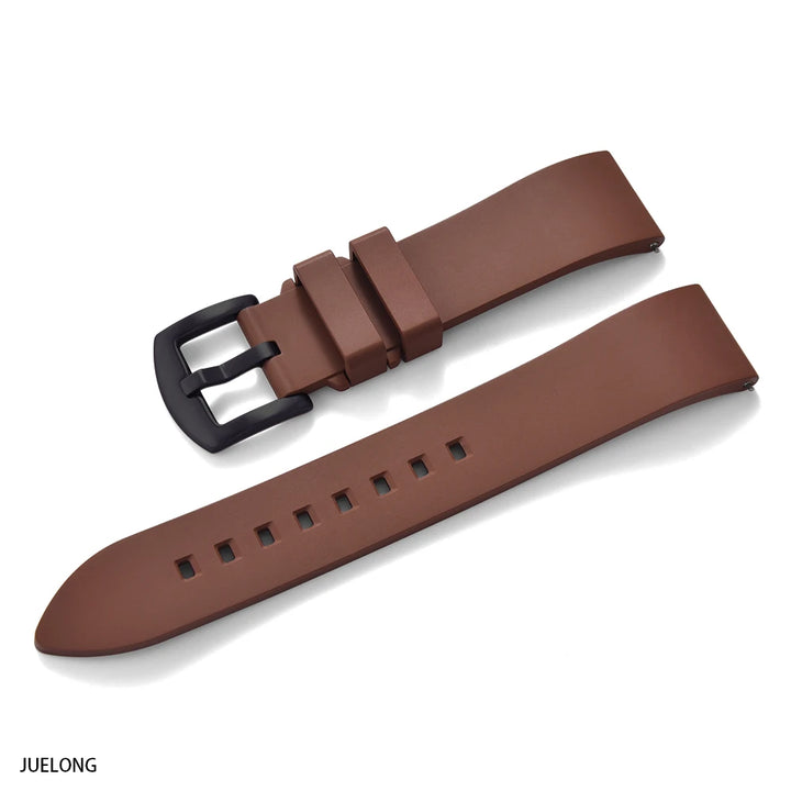 JUELONG New Classic FKM Fluorine Rubber Watch Strap Quick Release 18mm-19-20mm-21-22mm 23-24mm For Each Brand Diving Watch Bands