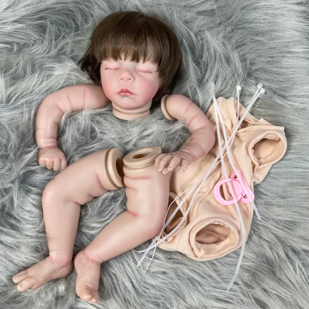 20″ Jude Painted Vinyl Reborn Doll Kit – 3D Skin & Hair Transplant