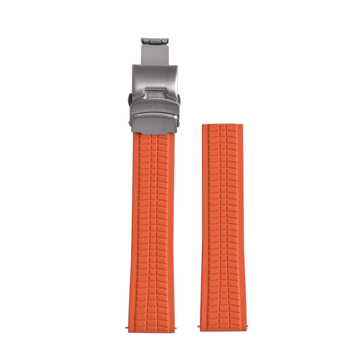 NATOBELT CTS FKM Rubber Watch Strap – 20–24mm Quick Release Butterfly Buckle for Patek Philippe