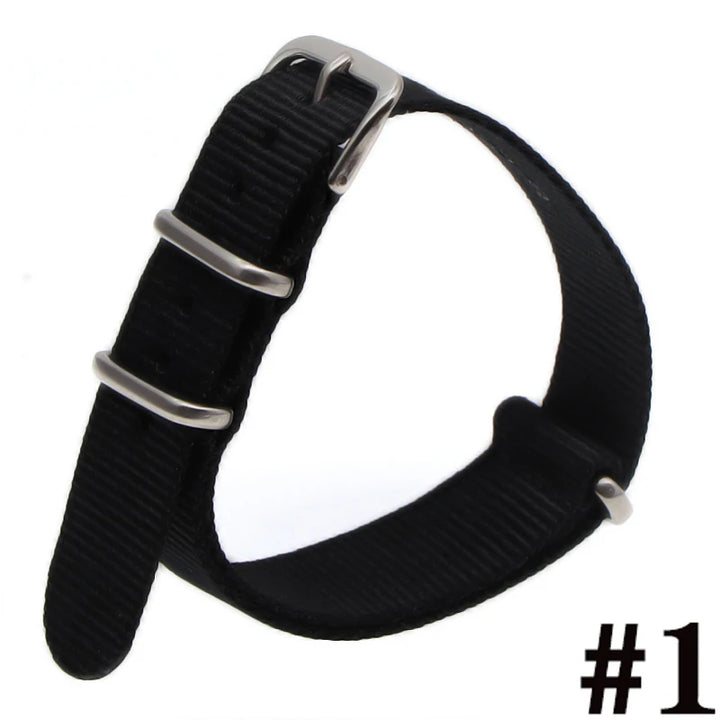 Waterproof Nylon Watch Strap (16-22mm)