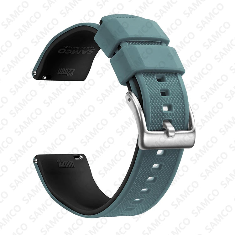 Silicone Quick-Release Watch Band 18/20/22mm
