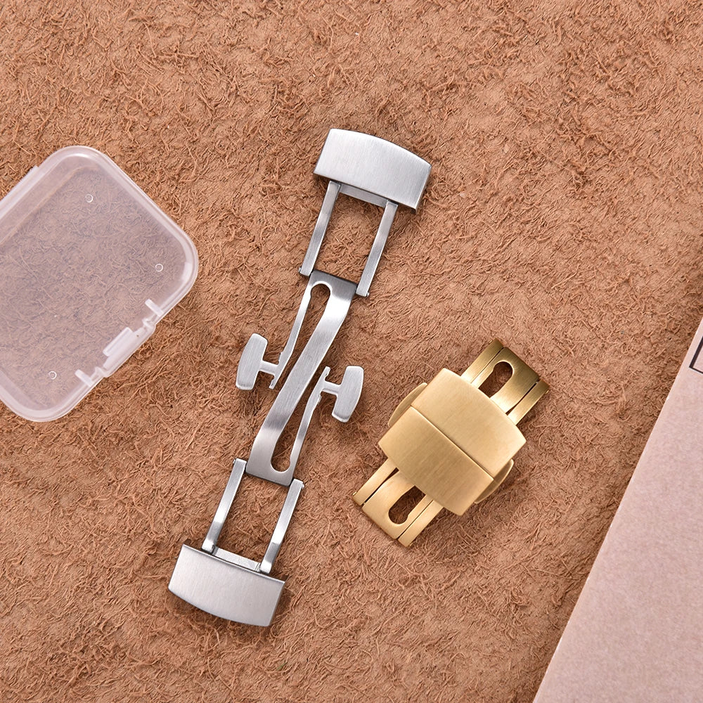 316L Stainless Steel Deployant Clasp – 18mm Double Click Quick Release
