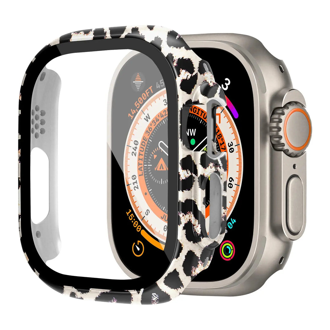 Cover For Apple Watch Ultra 3 Case 49mm Accessories PC Shockproof Bumper+Tempered Glass Screen Protector iwatch Series Ultra 2