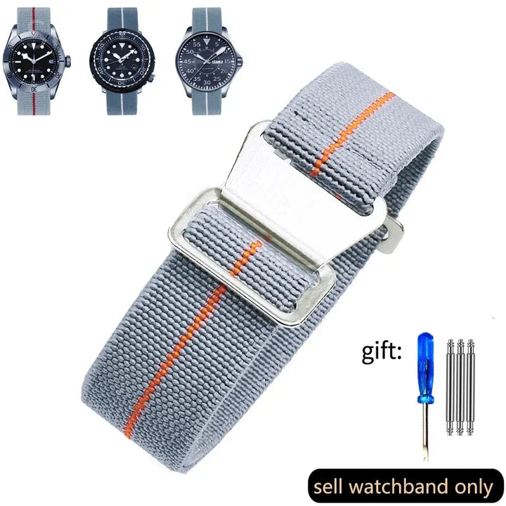 French Army Nylon Watch Band 18–22mm
