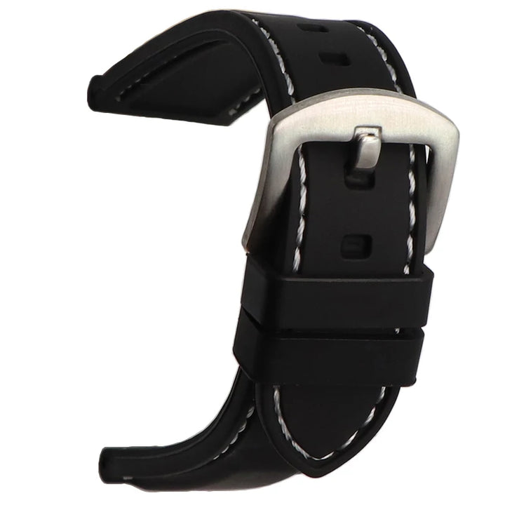 Waterproof Silicone Rubber Watch Strap (20-26mm)