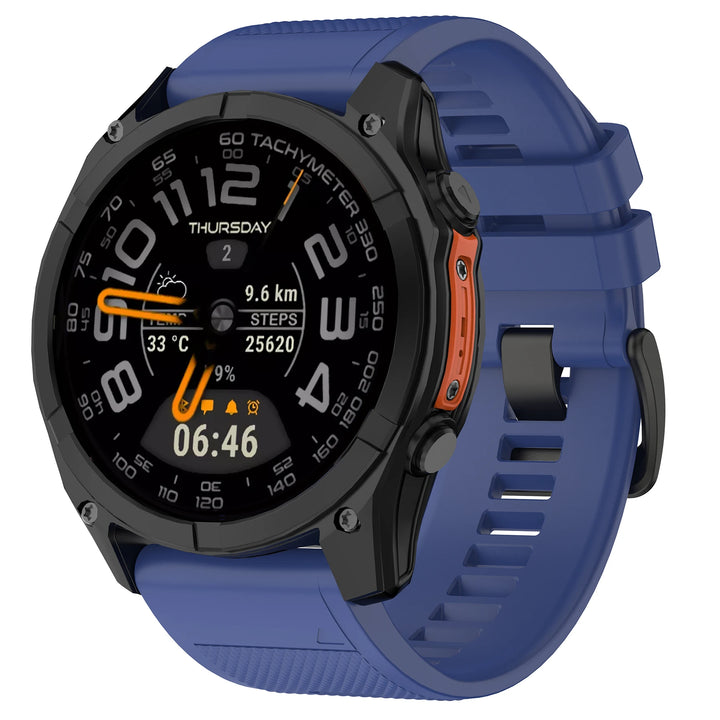 QuickFit Silicone Watch Strap 22/26mm for Garmin Fenix 5–8 & Epix Pro