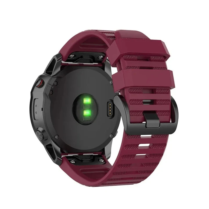QuickFit Silicone Strap for Garmin Fenix & Epix (20-26mm)