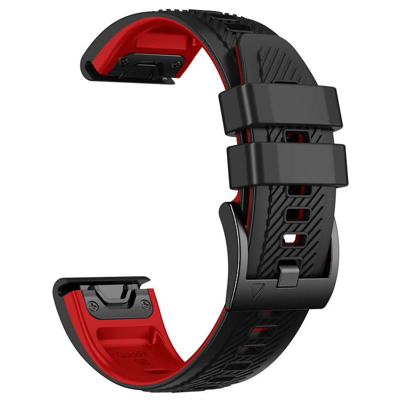 QuickFit Silicone Watch Strap 22/26mm for Garmin Fenix, MARQ, Epix & D2 Series