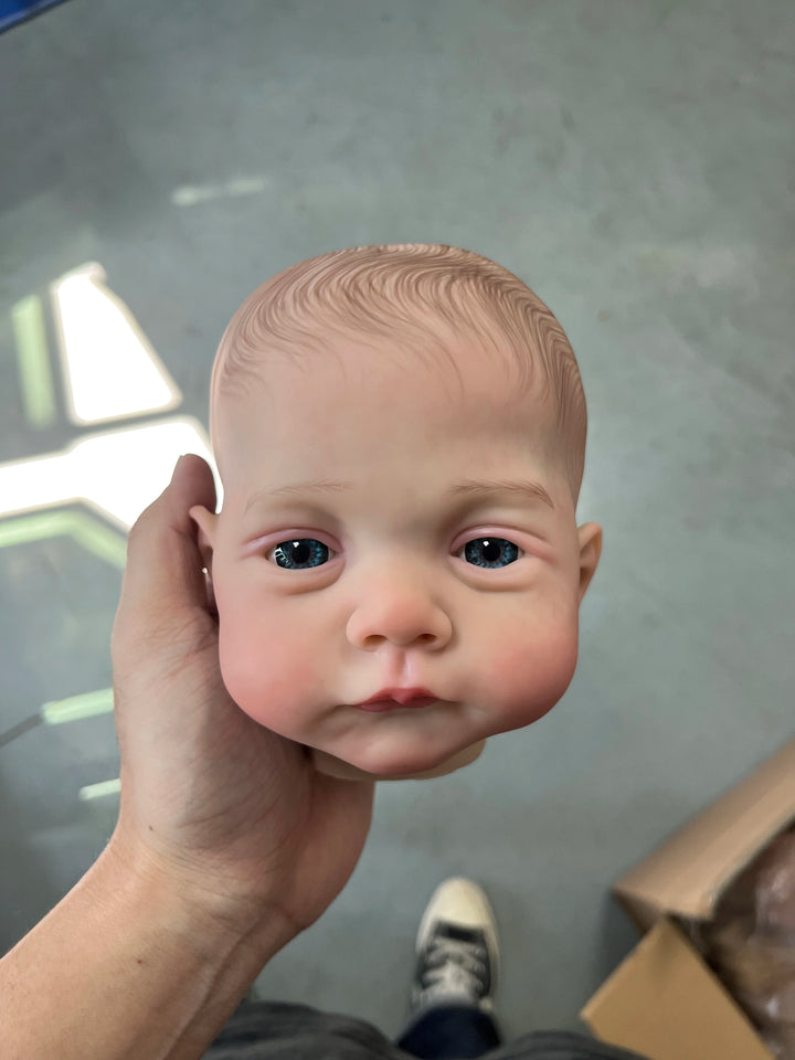 19″ Lily & Irys Painted Twin Reborn Doll Set – Soft Cloth Body, Hand‑Painted Veins