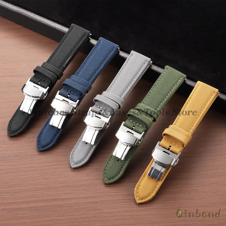 Quick Release Sailcloth Strap (20–22mm) – Military Sport
