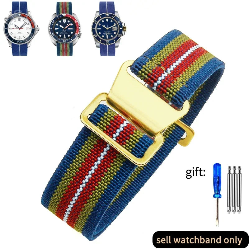 French Army Nylon Watch Band 18–22mm