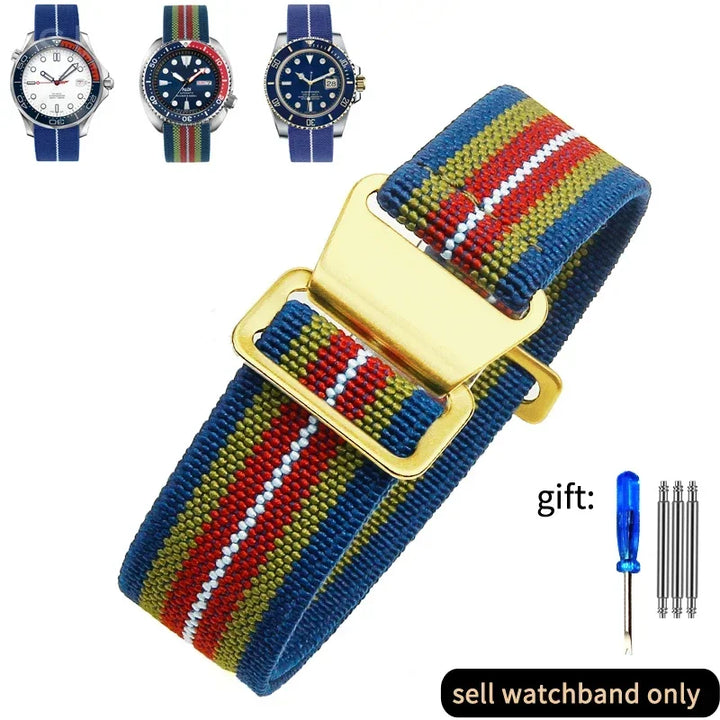 French Army Nylon Watch Band 18–22mm