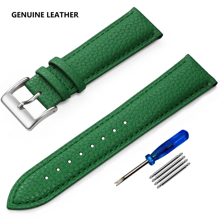 SAMCO Leather Watch Band 12–24mm (With Tool)