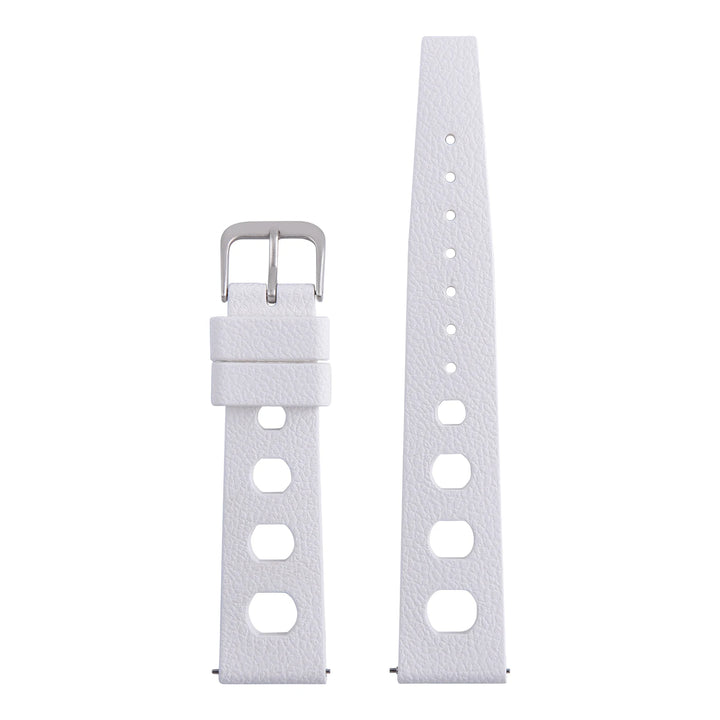 JUELONG New Tropical Waffle CTS White FKM Watch Strap Quick Release 20mm 22mm Fluororubber Traditional Diving Watch Band