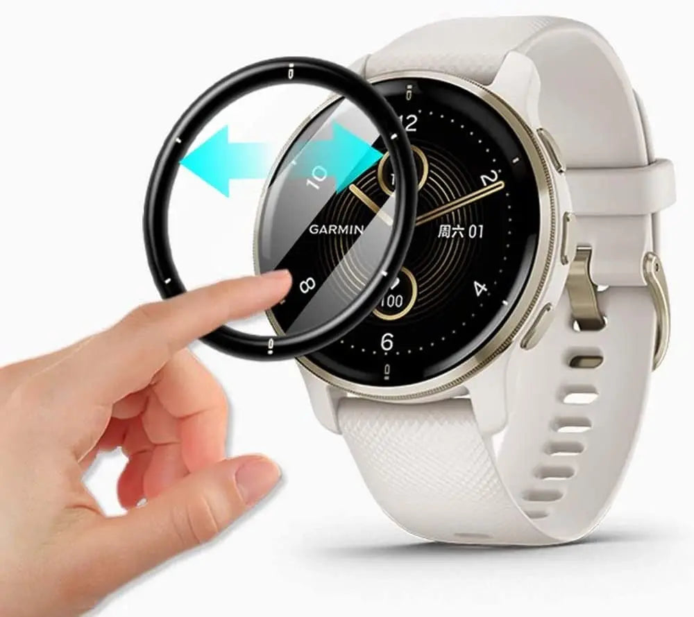 3D Curved Edge Full Screen Protector for Garmin Venu 2 Plus