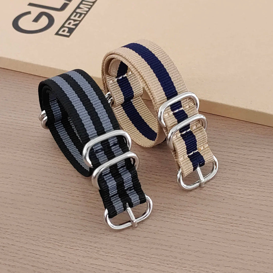 Nylon Military Watch Band 18–24mm