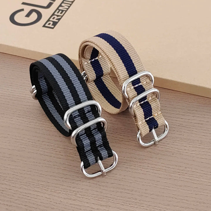 Nylon Military Watch Band 18–24mm