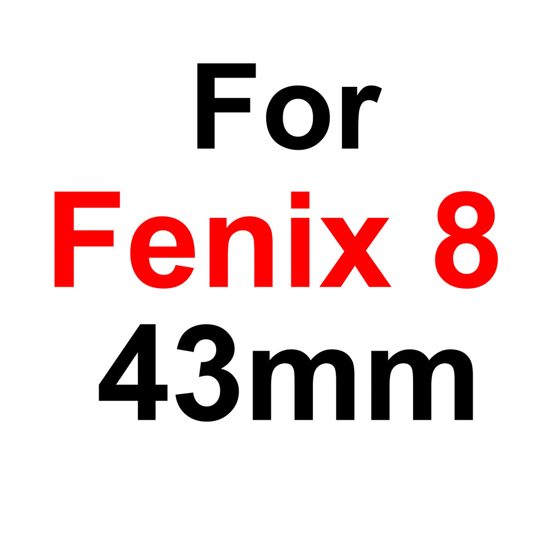 3PCS Tempered Glass Screen Protector – Garmin Fenix 8 (43/47/51mm) Smartwatch