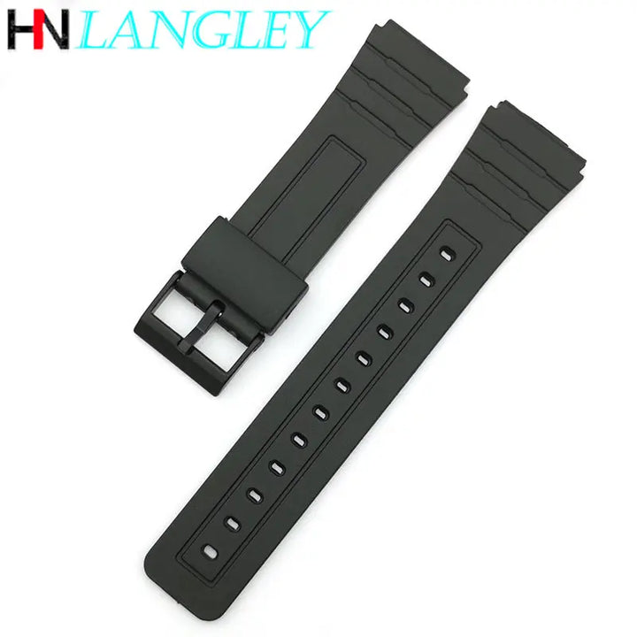 Silicone Sport Watch Strap for Casio – 12–22mm, Unisex Rubber Band