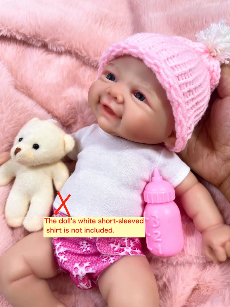 Vivienne 13″ Solid Silicone Reborn Baby Doll