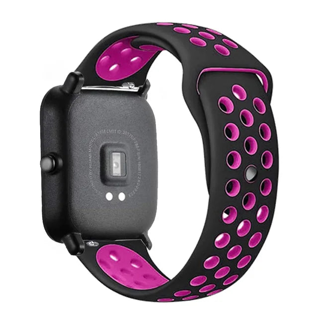 20mm/22mm Silicone band For Amazfit GTS 4/3/2/2e/2 4 Mini GTR 4/2/3 Pro/47mm/stratos 3 Watch Bracelet correa Amazfit bip 6 strap
