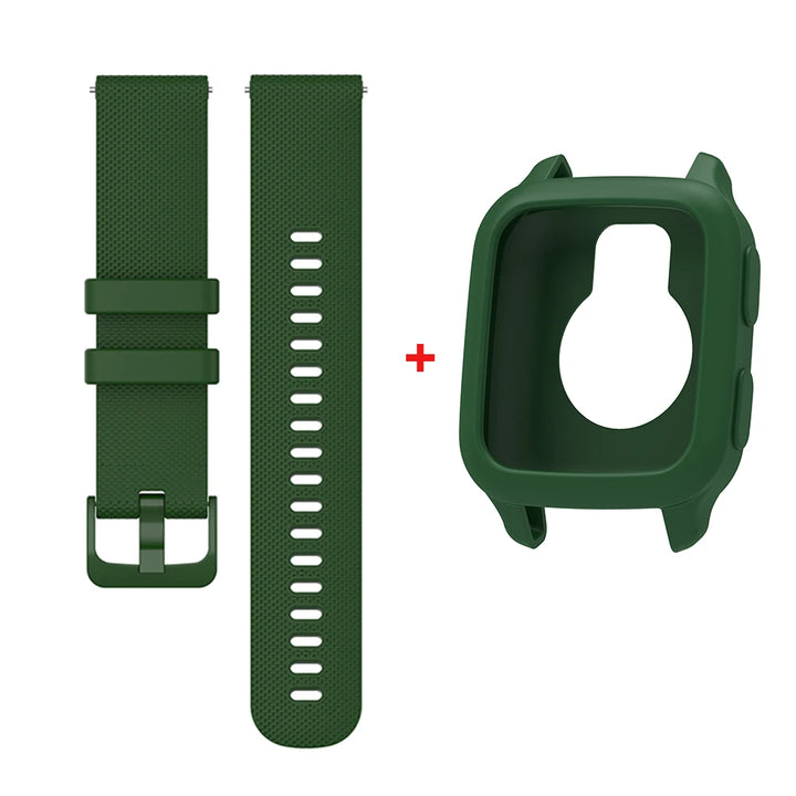 20mm Silicone Strap for Garmin Venu SQ/Venu 2 Plus & Amazfit Bip S/U