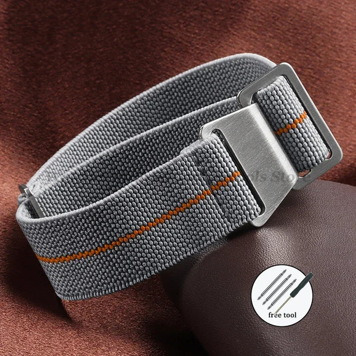 Elastic Nylon Watch Strap 18/20/22mm (Sport Band)
