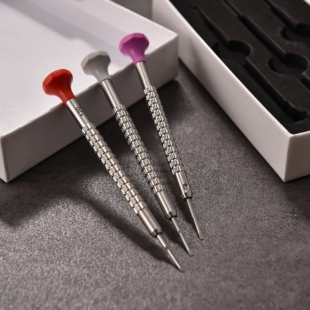 Precision Watch Repair Screwdriver Set 0.8–1.6mm Mini Slotted
