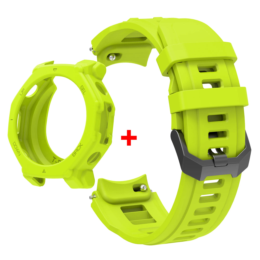 Silicone Strap & Protective Case for Amazfit T-Rex 3 Pro – 48mm Replacement Band