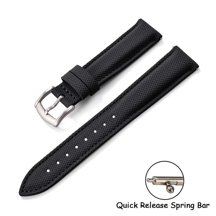 Quality Sailcloth Watch Strap18/19/20/22mm Quick Release Leather Band Waterproof Sailcloth Bracelet for Omega Seiko Cartier Belt