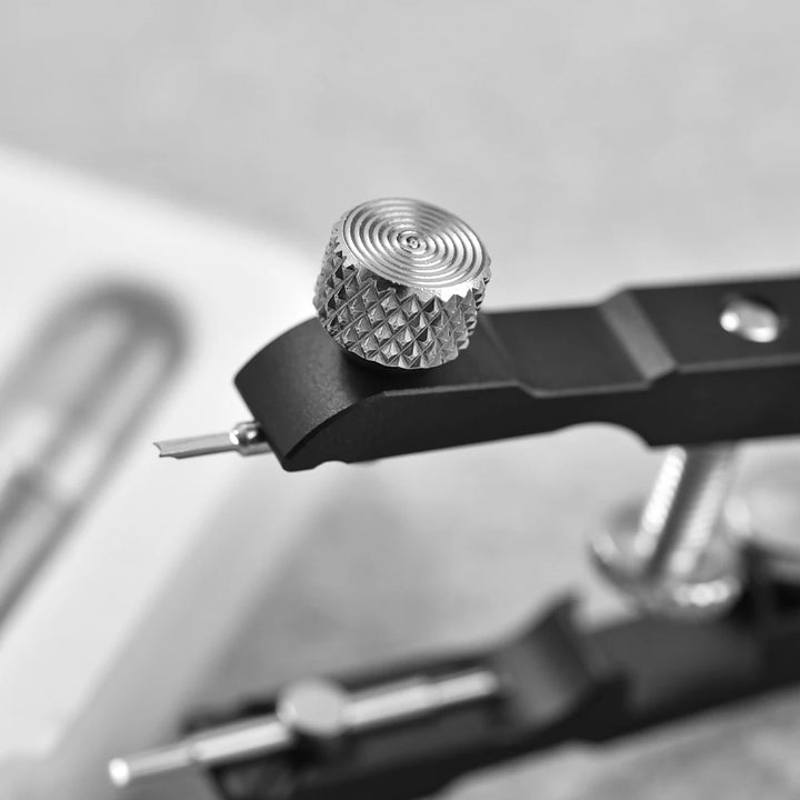 V-Shaped Watch Spring Bar Pliers with Adjustable Screw