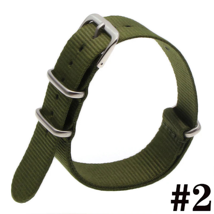 Waterproof Nylon Watch Strap (16-22mm)