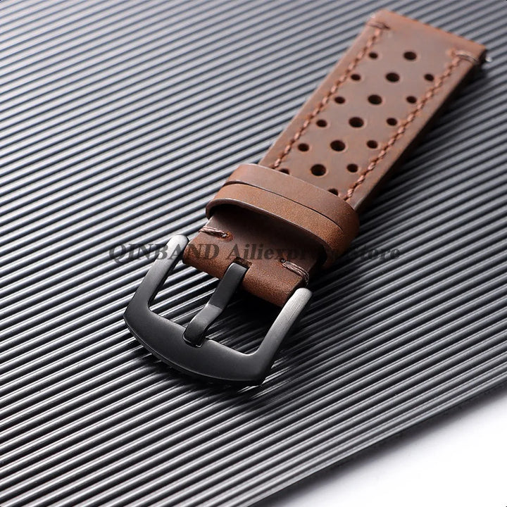 Soft Cowhide Leather Watch Band 18–24mm for Huawei Watch GT4/GT5