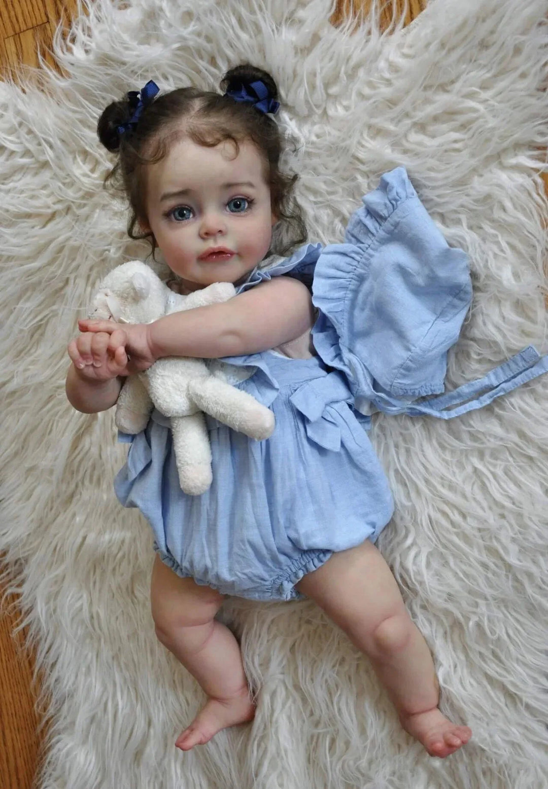 60 cm Suesue Lifelike Reborn Toddler Doll – Big Vinyl/Cloth Body