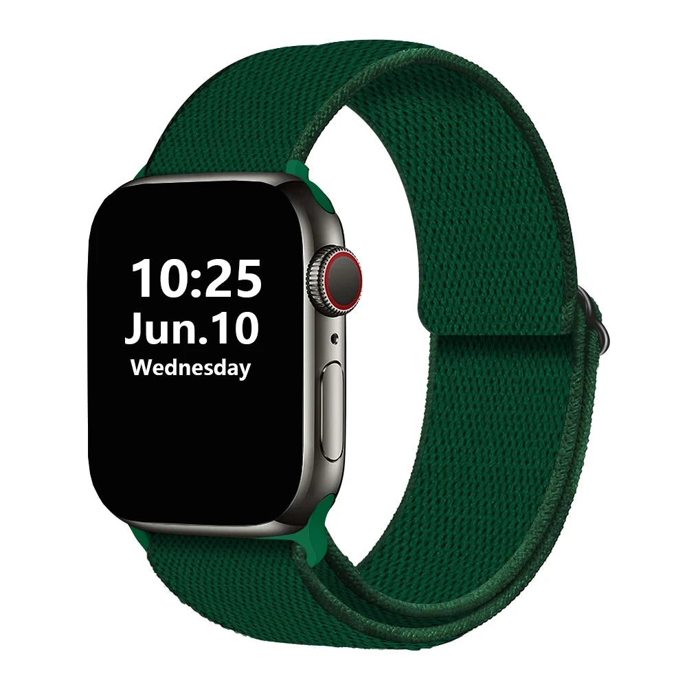 Stretchy Double-Layer Loop Apple Watch Band 38–45mm for Series 1–8