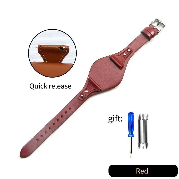 Genuine Leather 18mm Watch Strap for Fossil Women – ES4114/ES4113/ES3625/ES3616