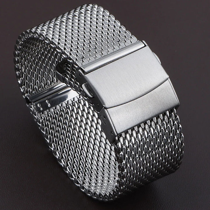 Milanese Watchbands for IWC 18mm 20mm22mm Watch Band for Seiko Strap 1.0mm 0.6mmshark Mesh Bracelet Stainless Steel Wristband