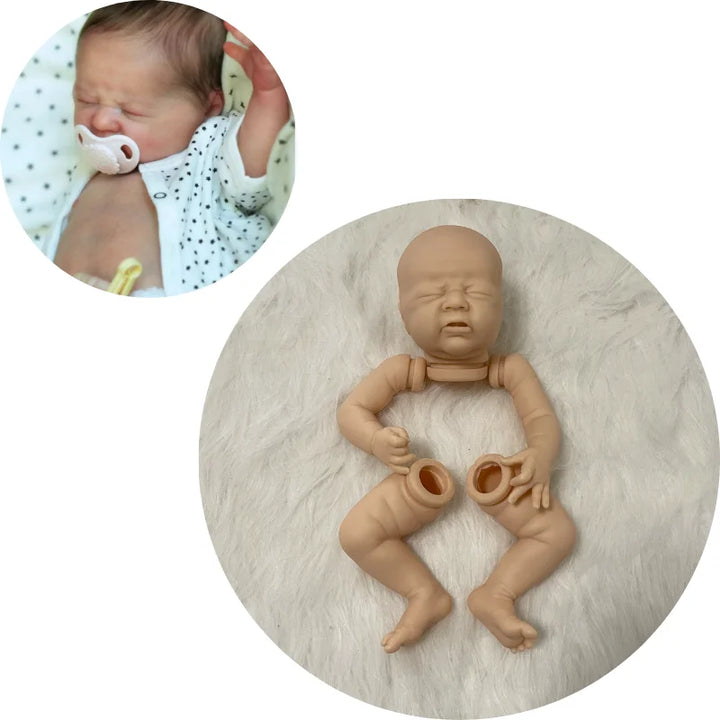 18″ Odessa Unpainted Reborn Baby Doll Kit – Blank Vinyl DIY Parts