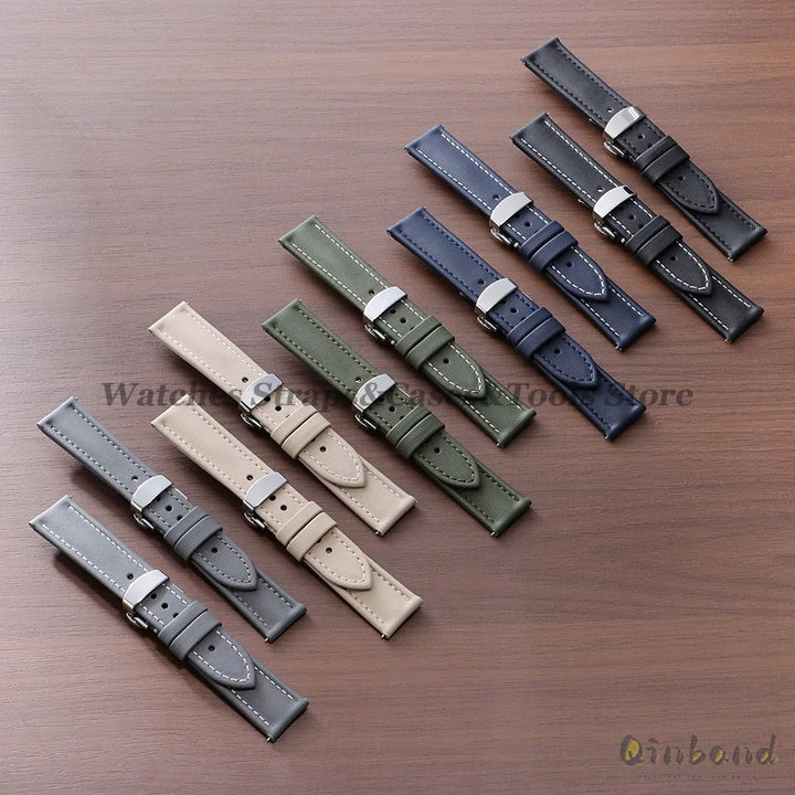 Sailcloth Nylon Watch Strap 18–22mm (Butterfly Buckle)