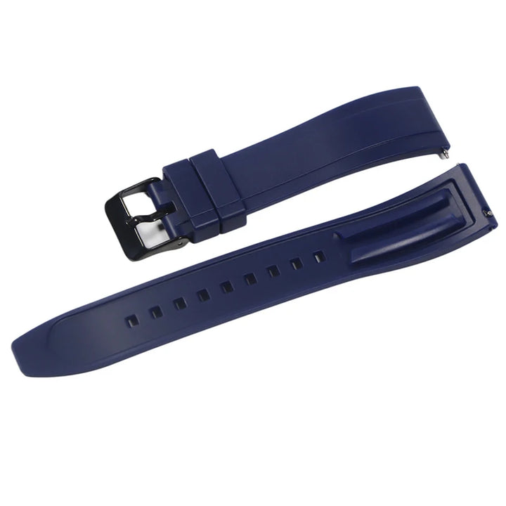 Premium Vulcanized Rubber Watch Strap – 20–24mm Quick Release