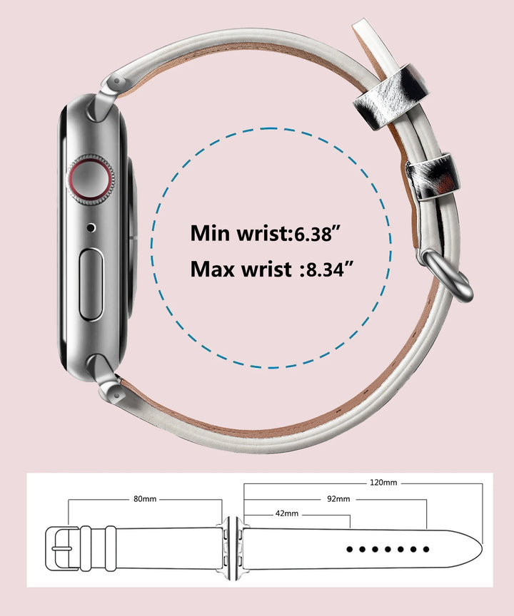 Leopard Print Apple Watch Band (38–49mm)