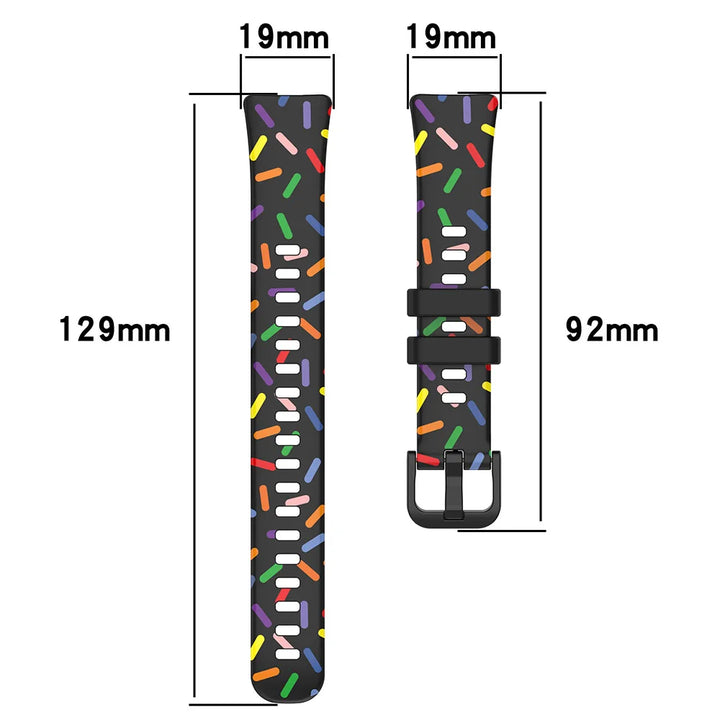 Printed Silicone Strap for Huawei Band 8-10