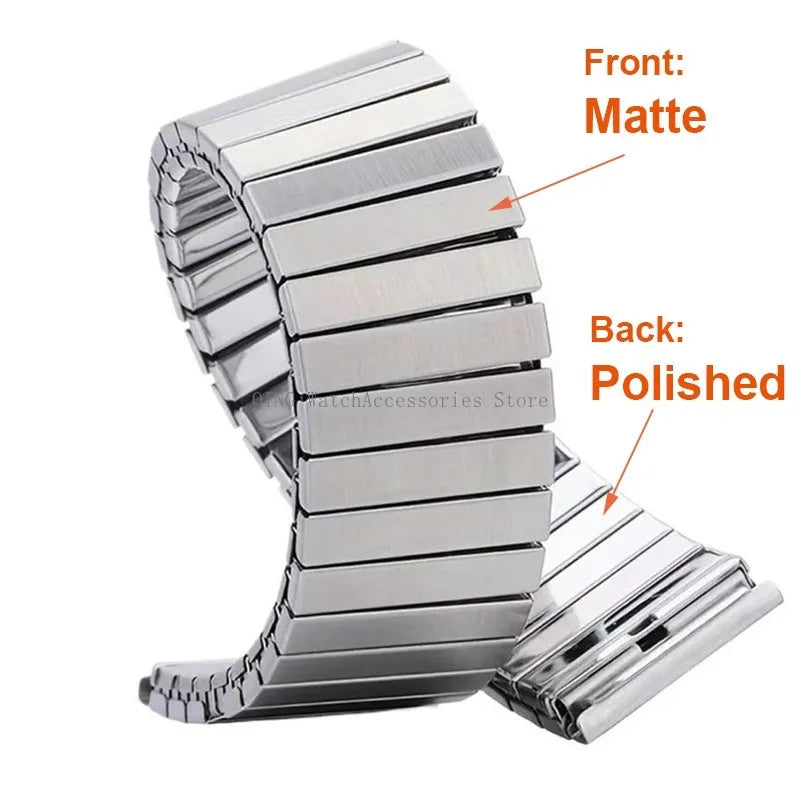 Quick Fit Stainless Steel Elastic Watch Band 40–47mm for Samsung Galaxy