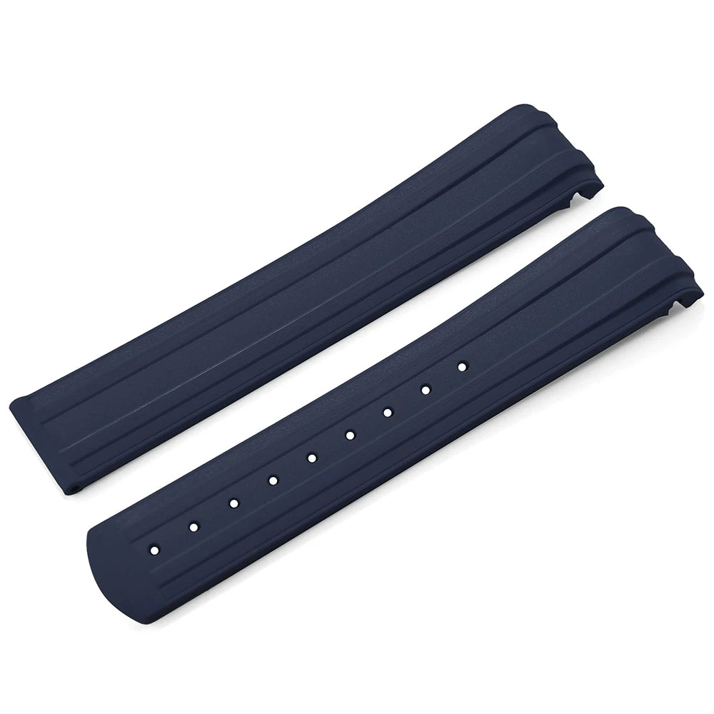 Premium FKM Rubber Watch Strap – 20mm, PFAS-Approved, Multi-Color for Omega Seamaster 300